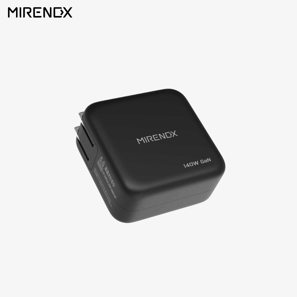 業界トップクラス MIRENEX 140W GaN 多ポート急速充電器｜3つのUSB-Cすべてが140W出力対応 3C1A