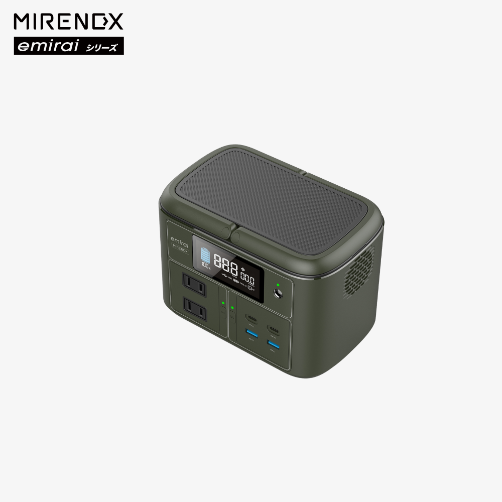MIRENEX emirai NEX430 ポータブル電源 GREEN